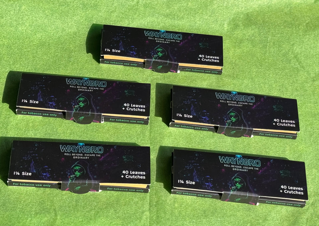 Wayngro 5 pack 1  1/4 papers  + tips