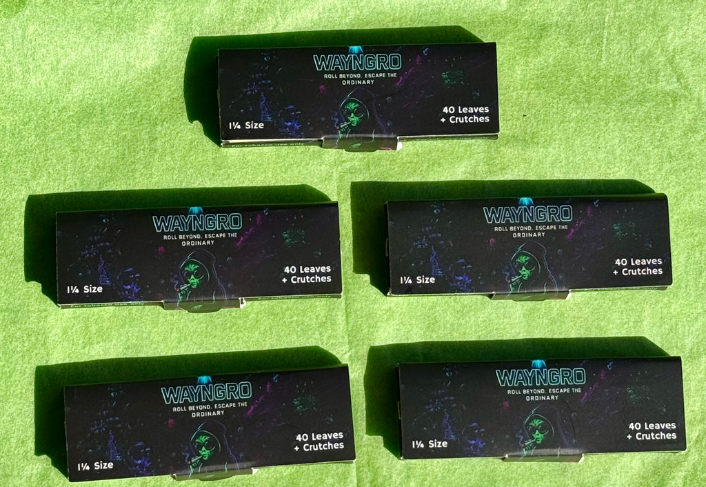 Wayngro 5 pack 1  1/4 papers  + tips